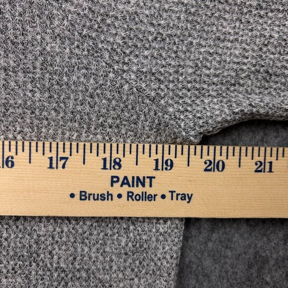 Sol Angeles Pullover Long Sleeve Thermal Henley Shirt Men's Size Medium Gray - Picture 6 of 9